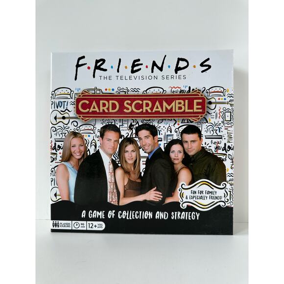 Friends Card Scramble Board Game, Party Game Officially Licensed, NIB - Picture 1 of 6